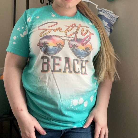 102- Salty Beach Tee - Picture 2 of 2